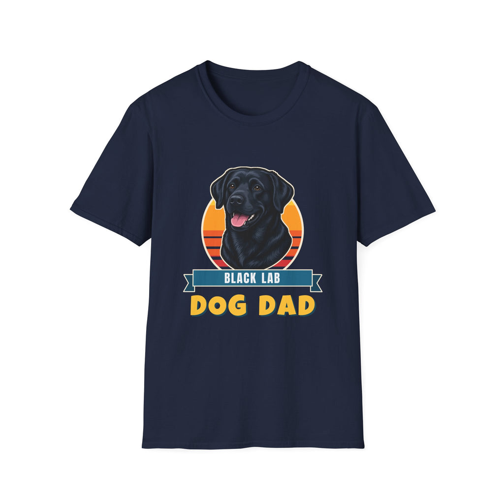 Black Lab Dog Dad Shirt