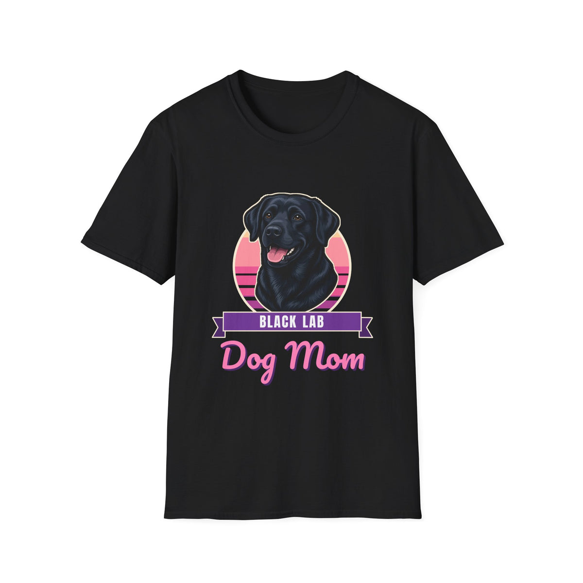 Black Lab Dog Mom Shirt
