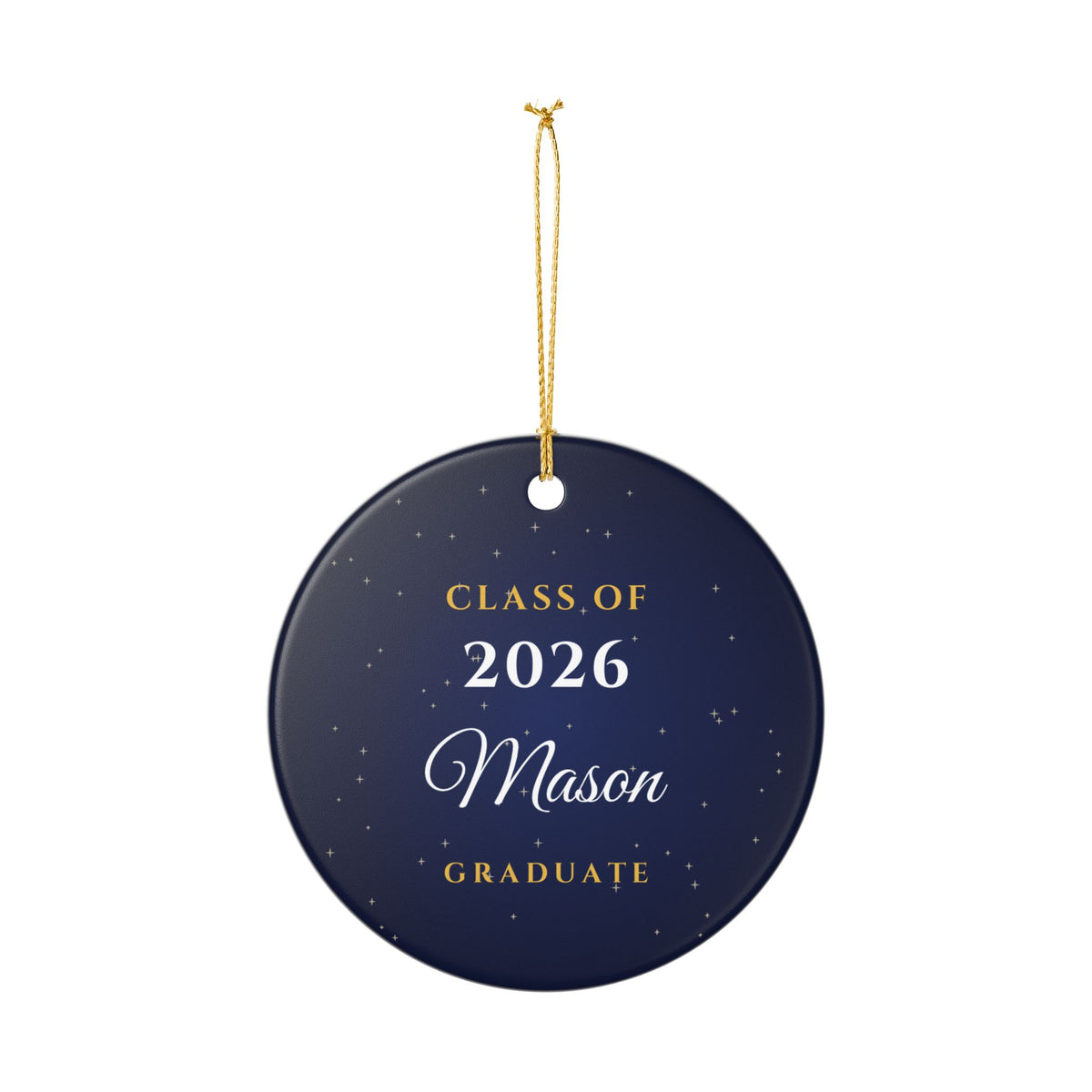 Class Of 2026 Graduate Personalized Christmas Ornament – Gifted Porch, view 4
