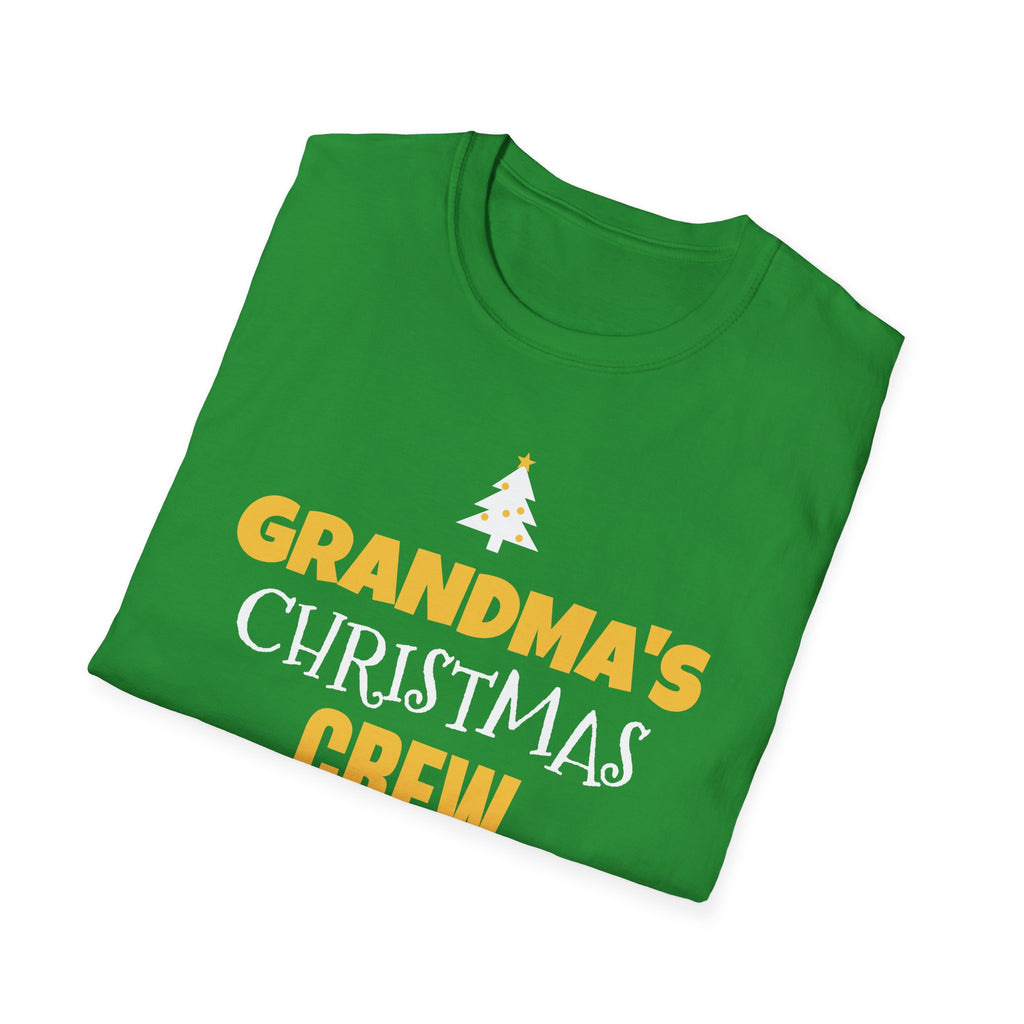 Grandma's Christmas Crew T-Shirt Family Matching Grandkids Holiday Gift Tee – Gifted Porch