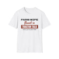 Farm Wife Fluent In Tractor Talk Funny Farm T-Shirt – Gifted Porch, view 1
