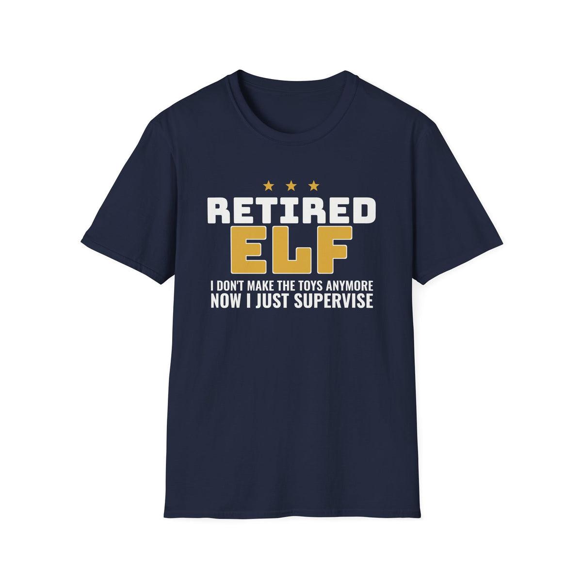 Retired Elf Funny Christmas Retirement T-Shirt Gift for Retiree Holiday Tee – Gifted Porch