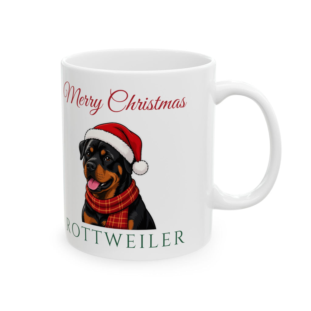Rottweiler Dog Christmas Mug
