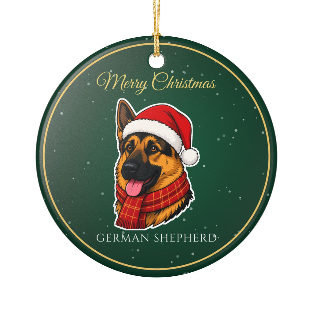 German Shepherd Dog Christmas Ornament
