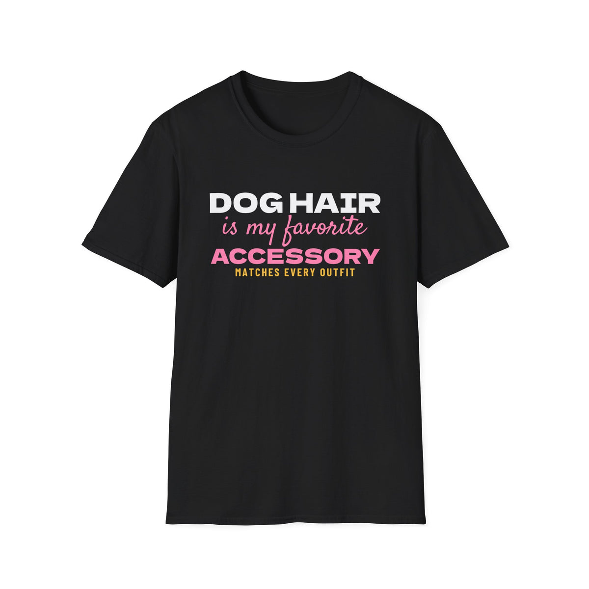 Dog Hair Is My Favorite Accessory Funny Dog Lover T-Shirt – Gifted Porch, view 2