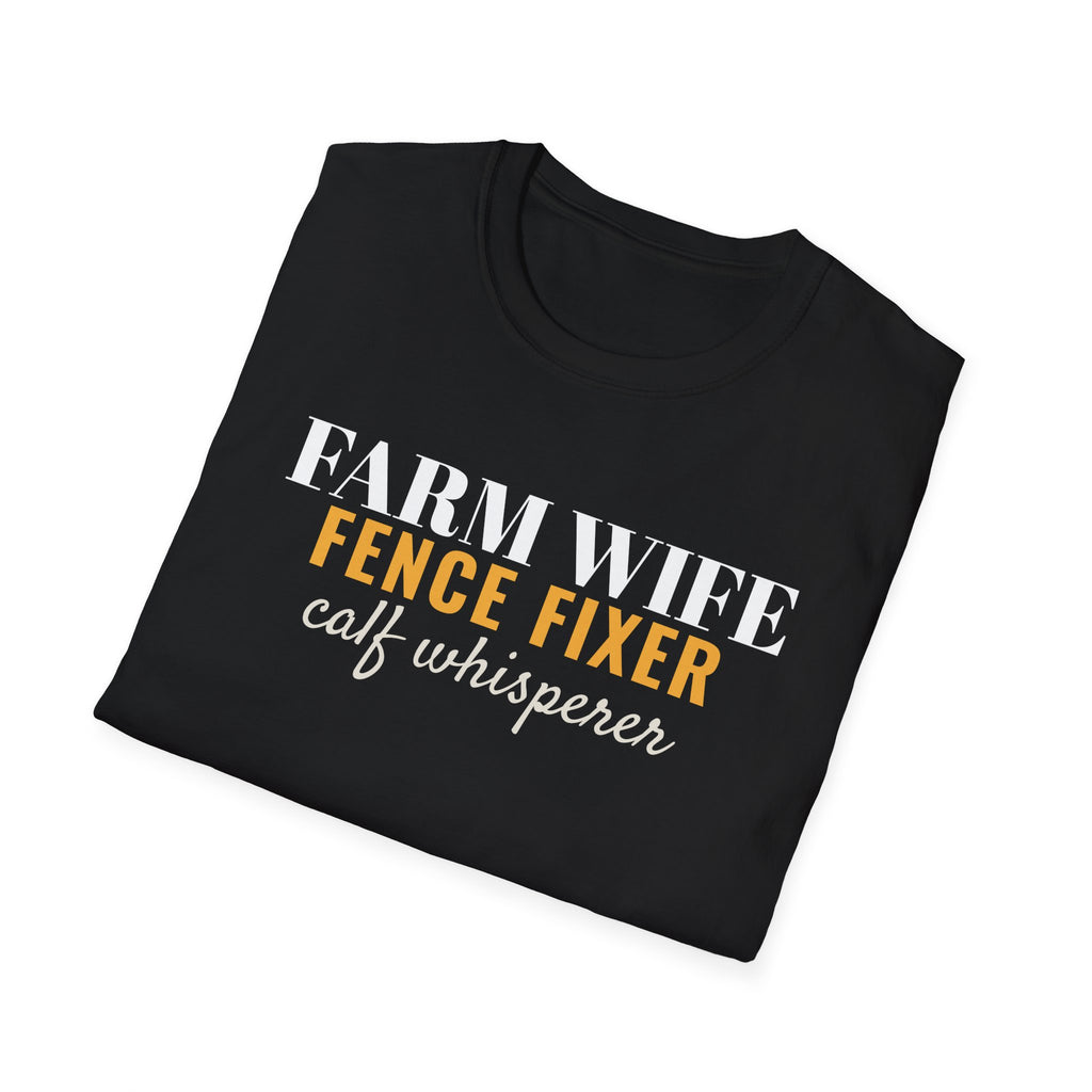 Farm Wife Fence Fixer Calf Whisperer Farm T-Shirt – Gifted Porch, view 8