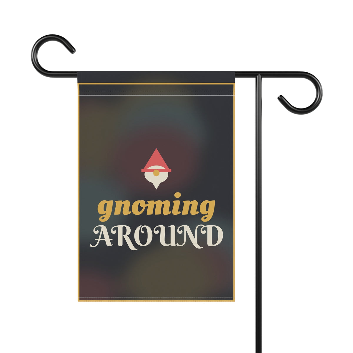 Gnoming Around Garden Flag