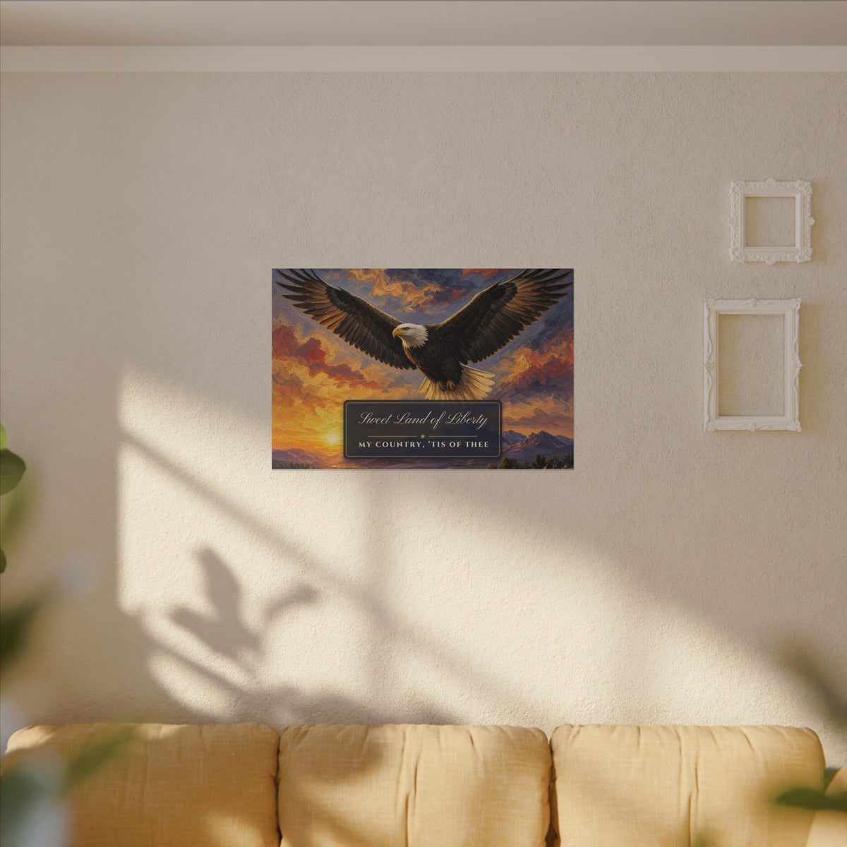 Sweet Land of Liberty Eagle Canvas – patriotic gift, photo 11