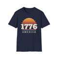 Retro 1776 Sunset Tee – patriotic gift, photo 3