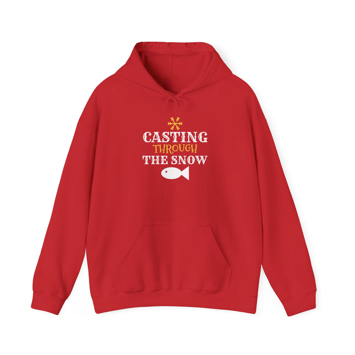 Casting Through The Snow Hoodie