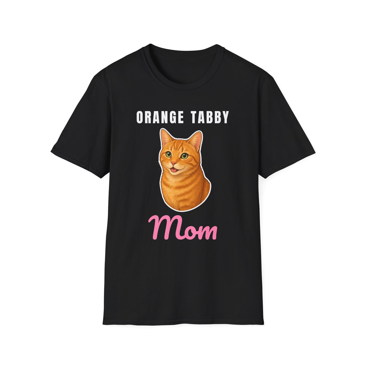 Orange Tabby Cat Mom Shirt