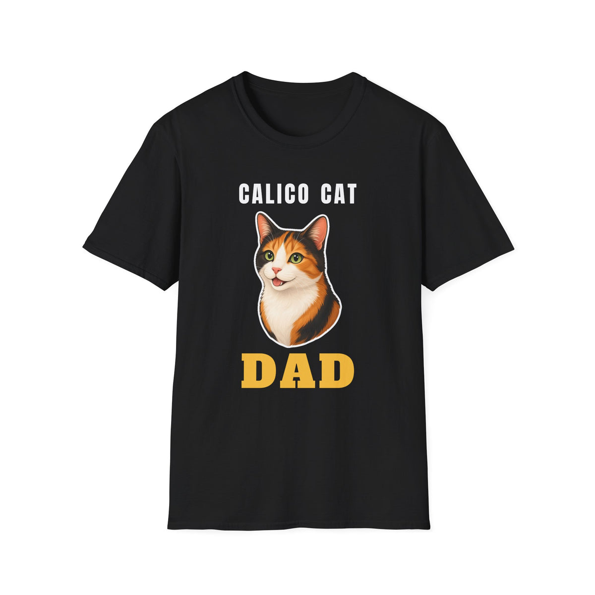Calico Cat Dad Shirt
