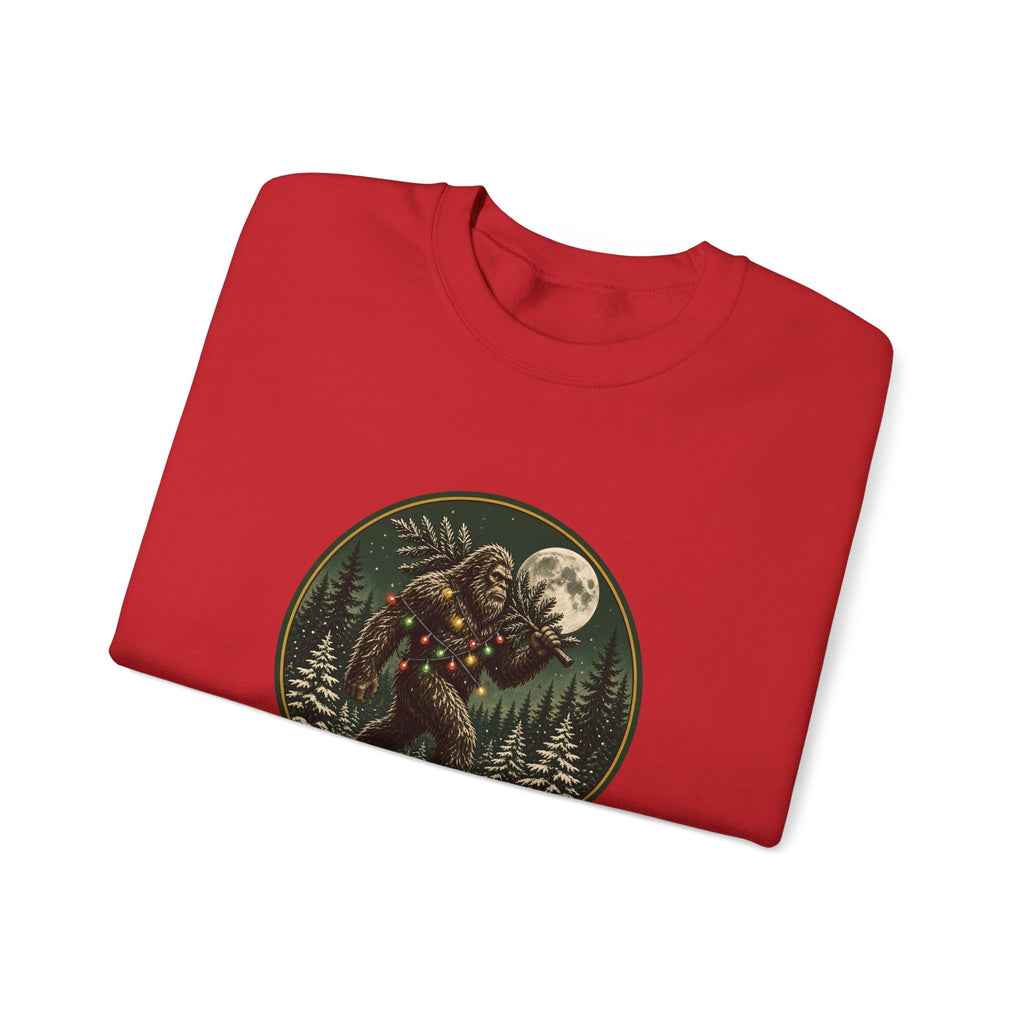Deck The Woods Sasquatch Sweatshirt