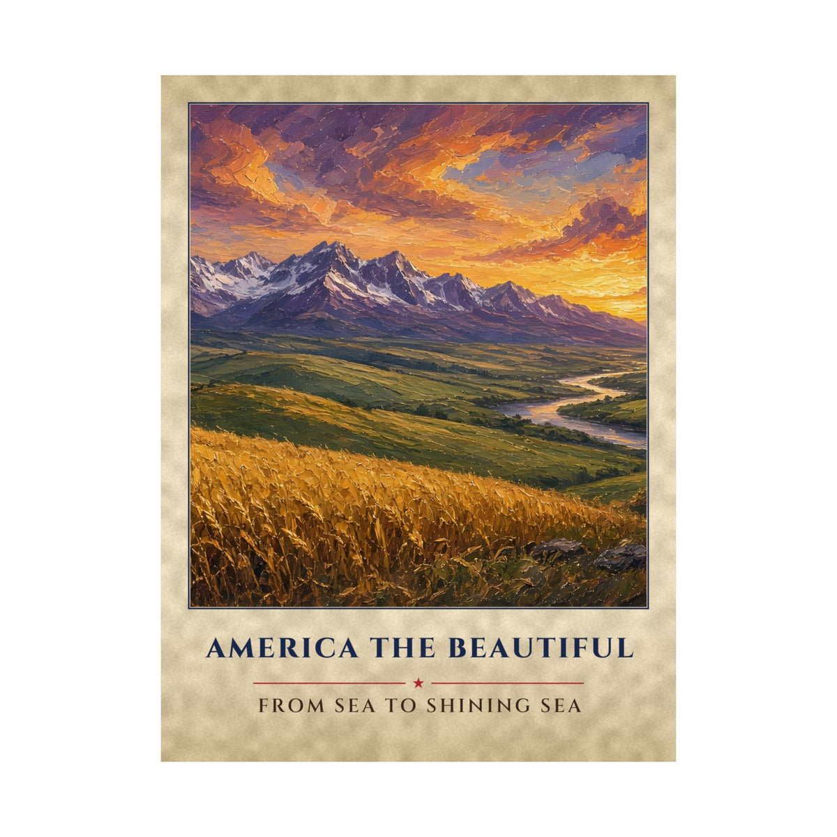 America the Beautiful Poster