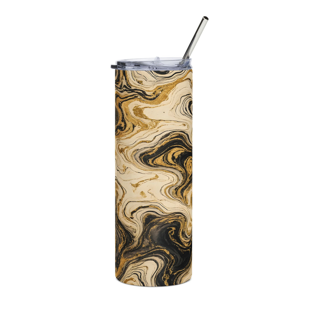 Black & Gold Ink 20oz Tumbler