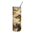Black & Gold Ink 20oz Tumbler