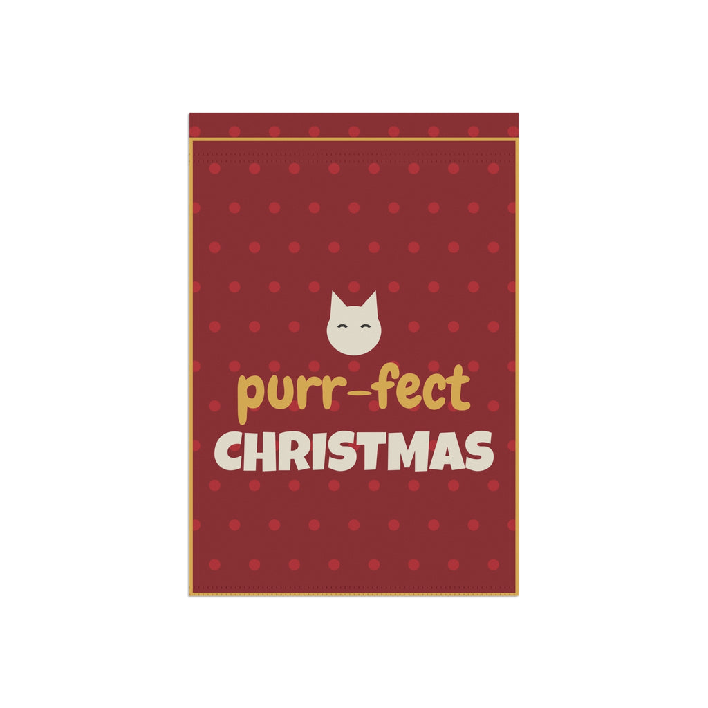 Purr-fect Christmas Garden Flag