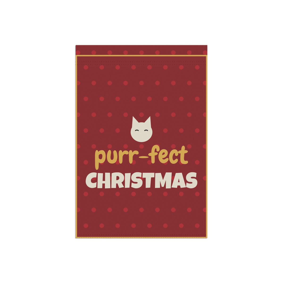 Purr-fect Christmas Garden Flag