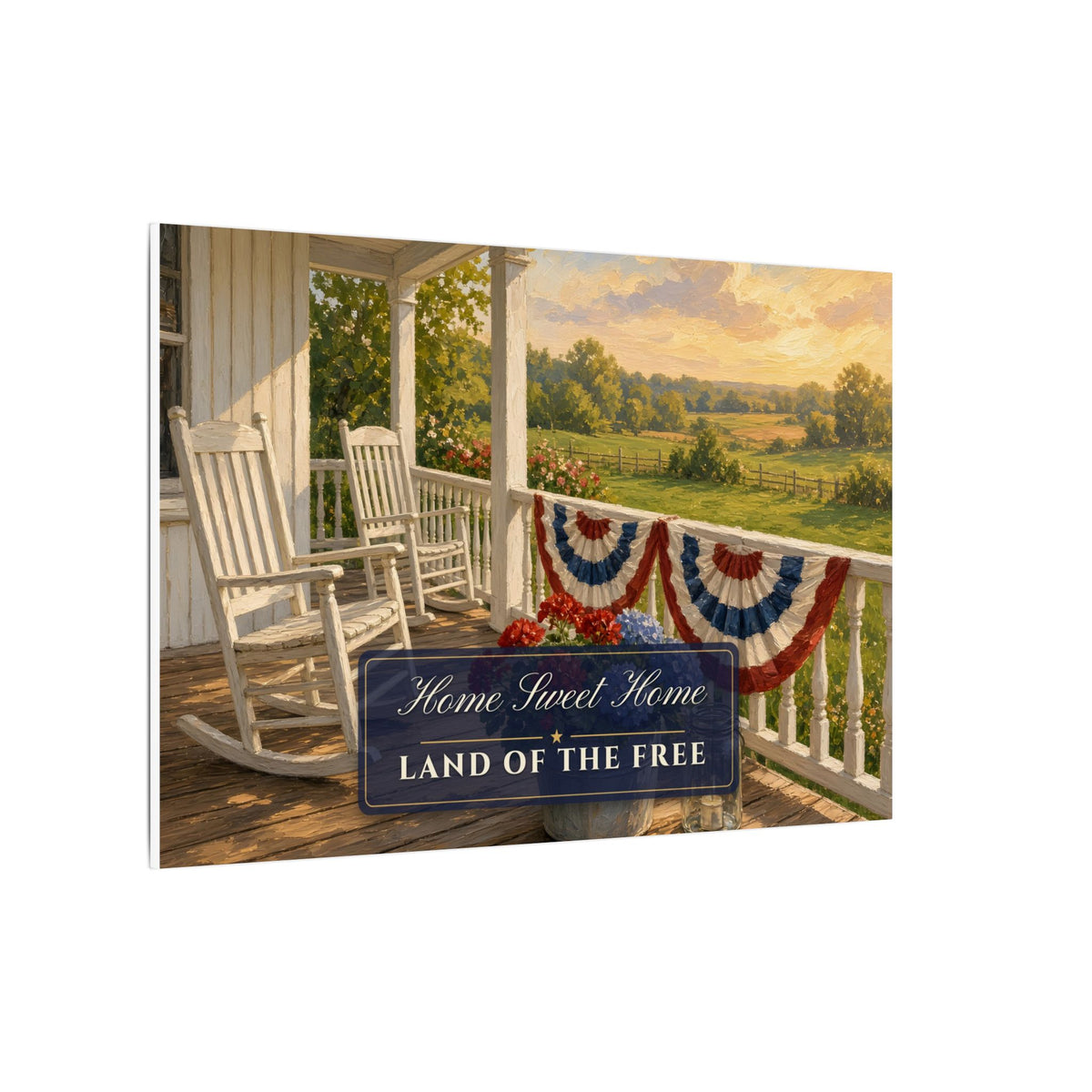 Americana Porch Canvas