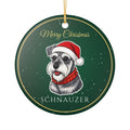 Miniature Schnauzer Dog Christmas Ornament