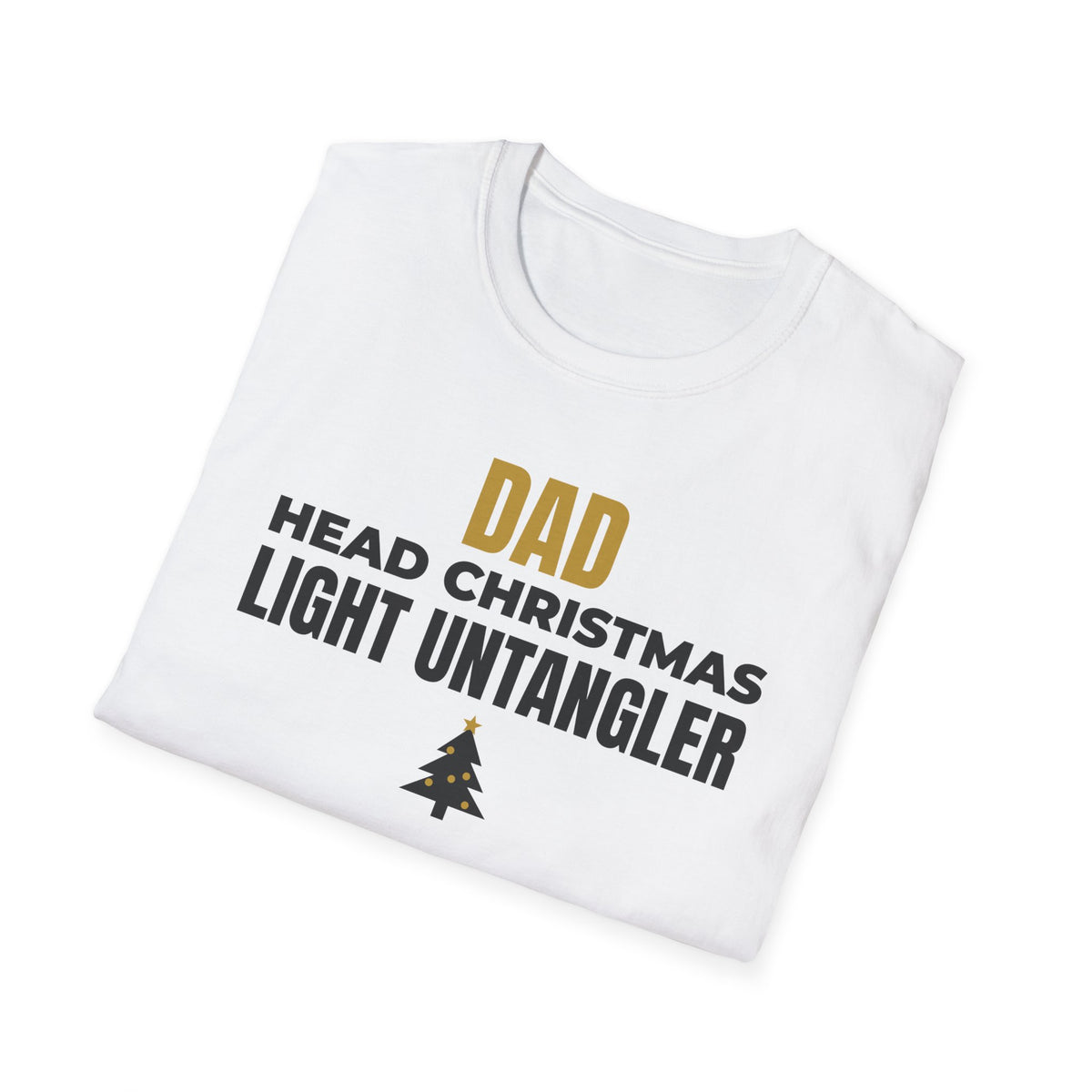 Dad Head Christmas Light Untangler Funny Christmas T-Shirt Gift For Dad Tee – Gifted Porch