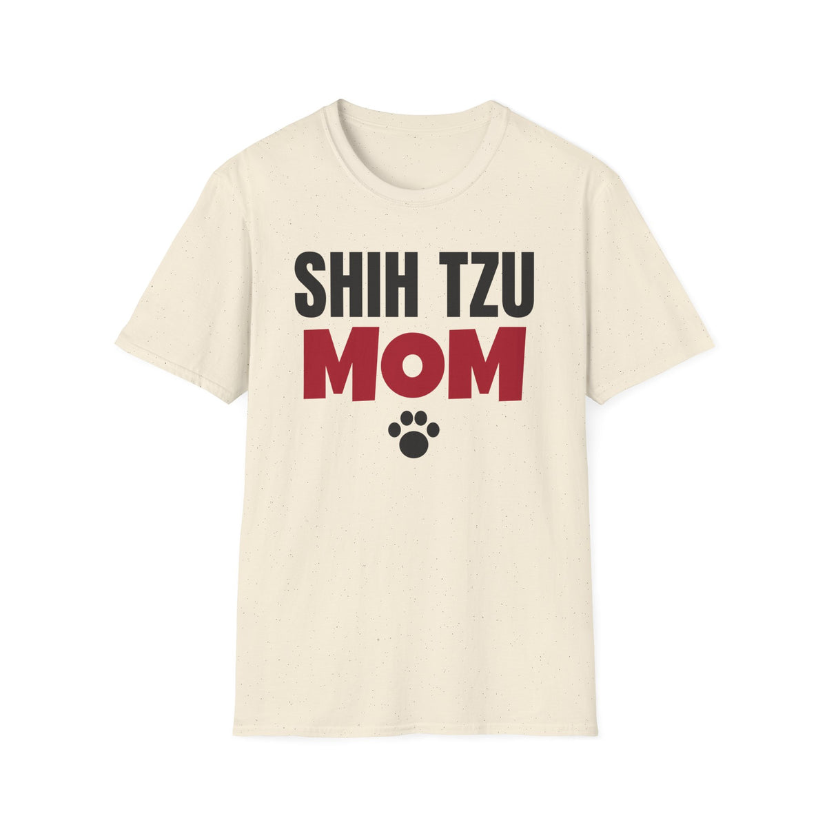 Shih Tzu Mom T-Shirt Small Dog Lover Paw Print Gift Tee For Her – Gifted Porch