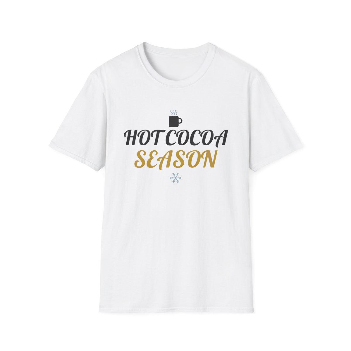 Hot Cocoa Season Christmas T-Shirt Cozy Winter Holiday Gift Tee – Gifted Porch
