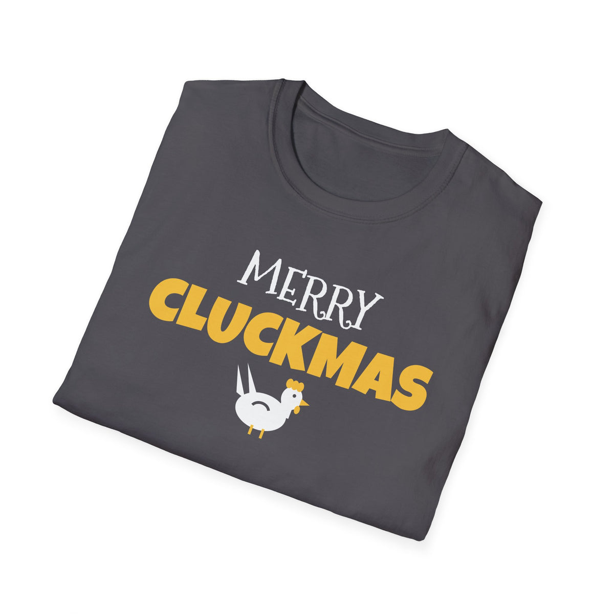 Merry Cluckmas Funny Chicken Christmas T-Shirt Chicken Lady Farm Holiday Tee – Gifted Porch
