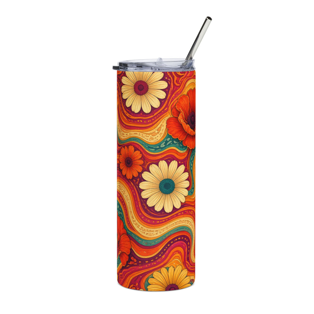 Groovy Flowers 20oz Tumbler