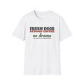 Fresh Eggs Strong Coffee No Drama Funny Farm T-Shirt – Gifted Porch, view 1