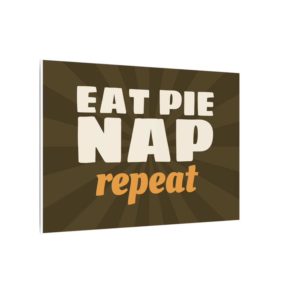 Eat Pie Nap Repeat Canvas