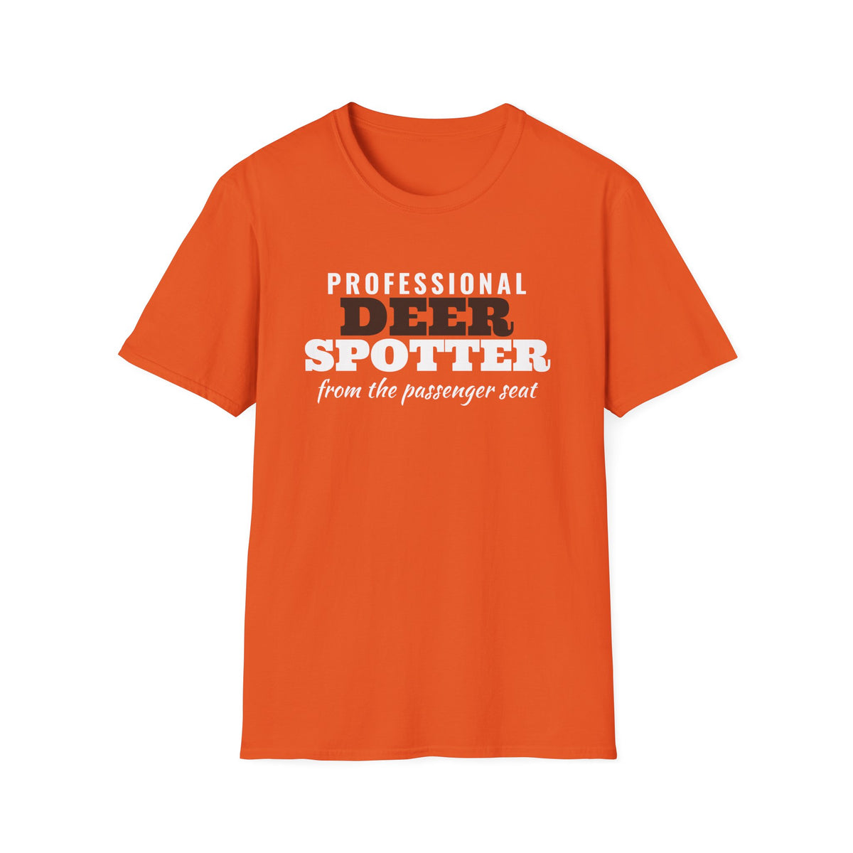 Professional Deer Spotter From The Passenger Seat T-Shirt – Gifted Porch, view 4