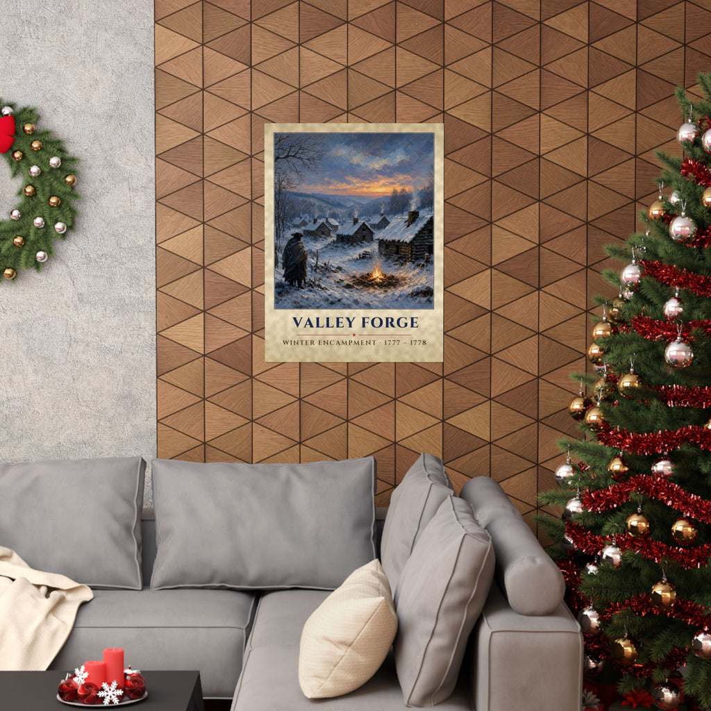 Valley Forge 1777 Poster
