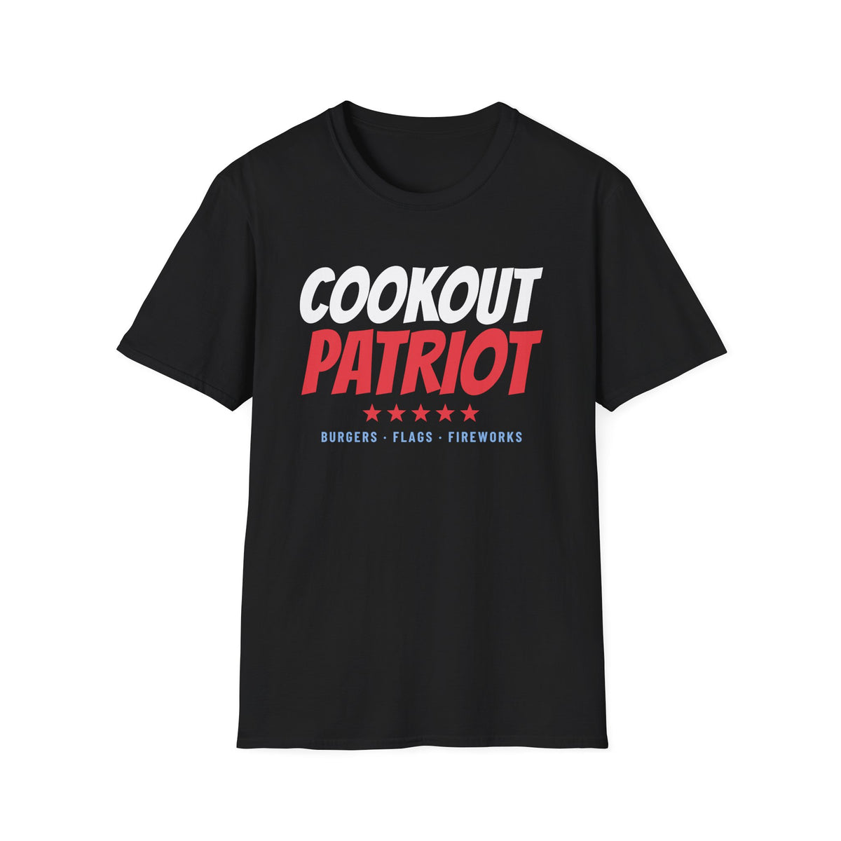 Cookout Patriot Funny 4th Of July T-Shirt – Gifted Porch, view 2