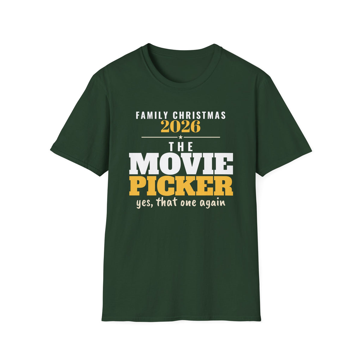 The Movie Picker Family Christmas 2026 Matching T-Shirt – Gifted Porch, view 3