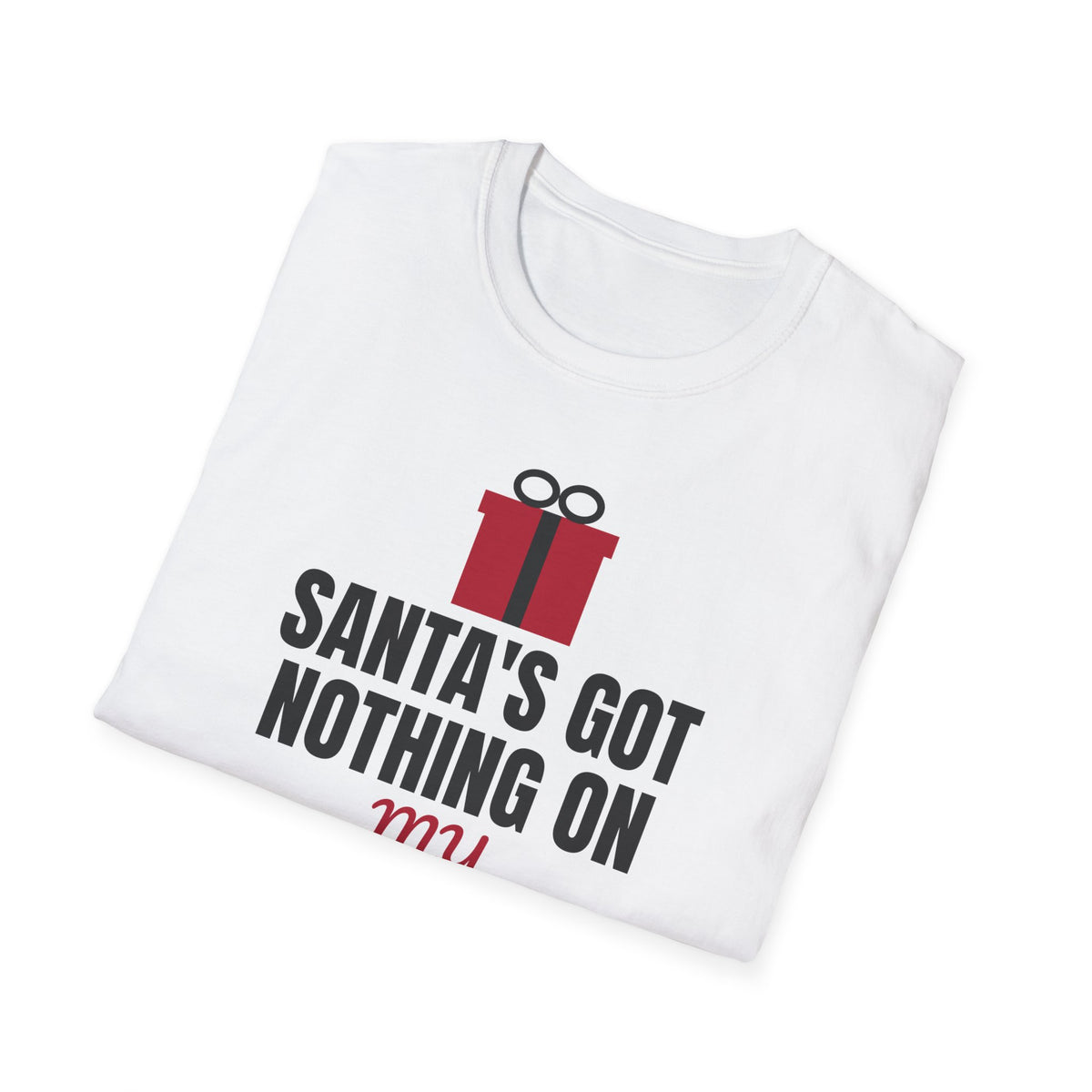 Santa's Got Nothing On My Delivery Route Christmas T-Shirt – Gifted Porch, view 7