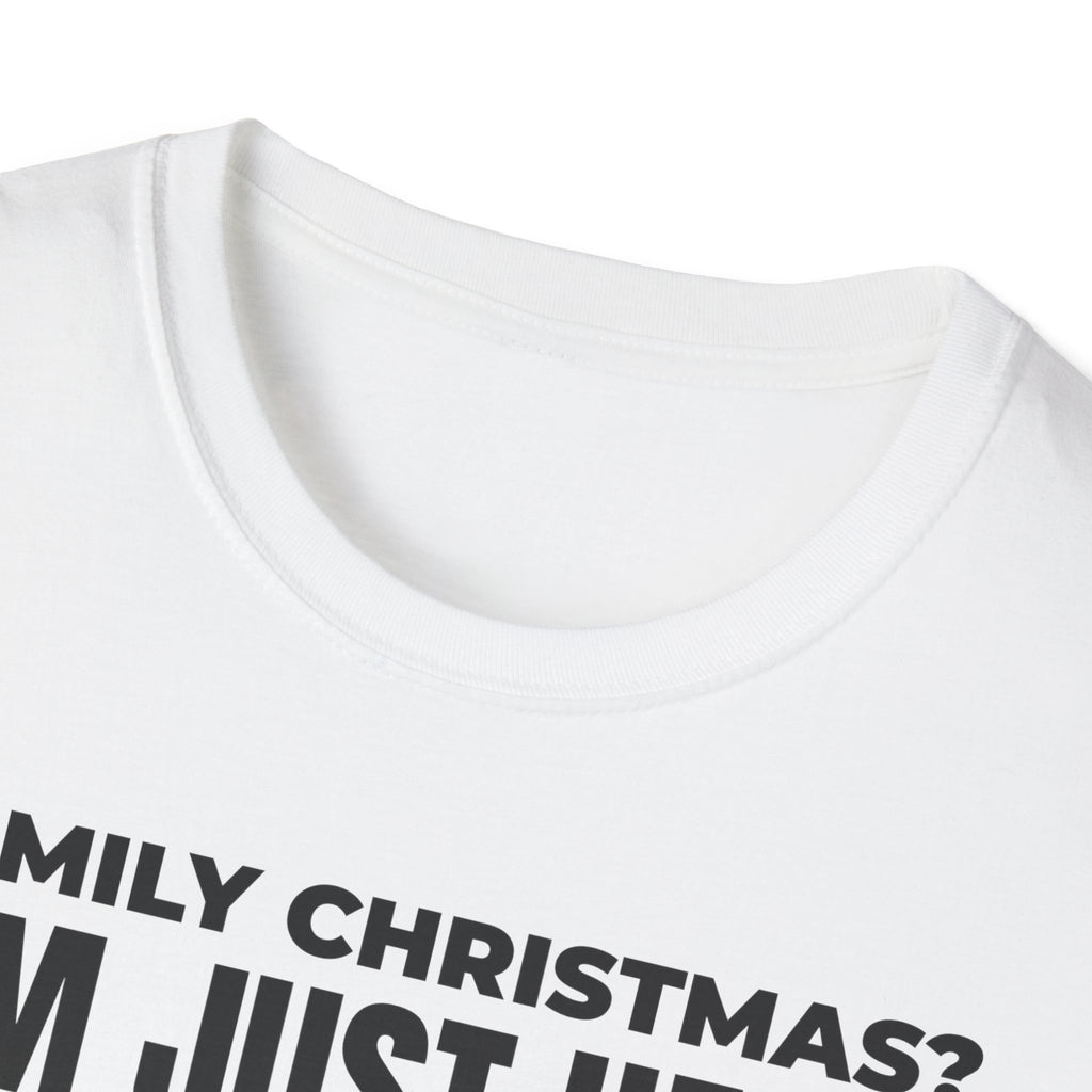 I'm Just Here To Pet The Dog Christmas T-Shirt – Gifted Porch, view 6