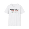 Farm Wife Fence Fixer Calf Whisperer Farm T-Shirt – Gifted Porch, view 1