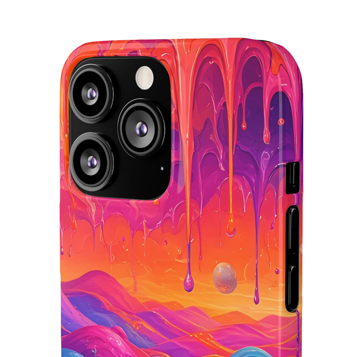 Melting Sunset Abstract Phone Case