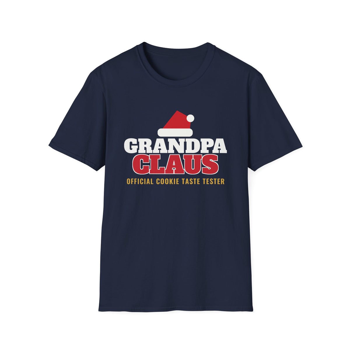Grandpa Claus Funny Christmas T-Shirt Grandpa Gift Cookie Taste Tester Unisex – Gifted Porch