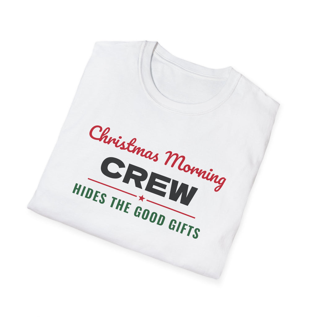 Christmas Morning Crew Hides The Good Gifts Matching T-Shirt – Gifted Porch, view 7