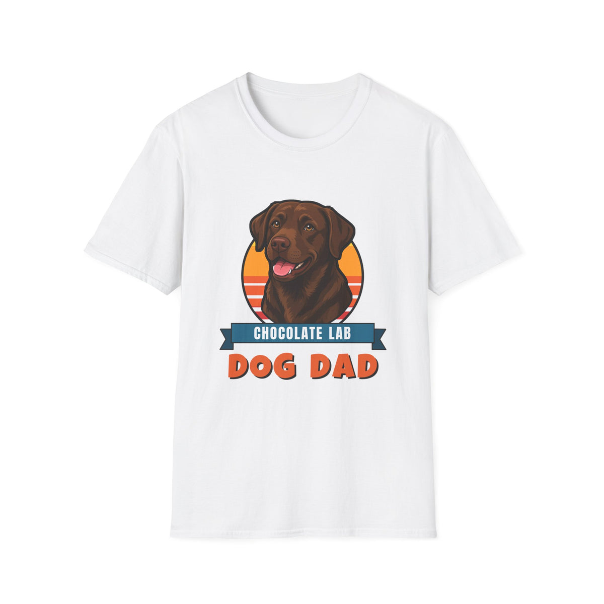 Chocolate Lab Dog Dad Shirt
