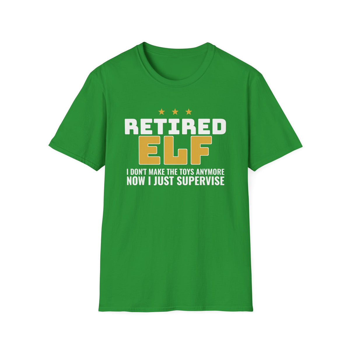 Retired Elf Funny Christmas Retirement T-Shirt Gift for Retiree Holiday Tee – Gifted Porch