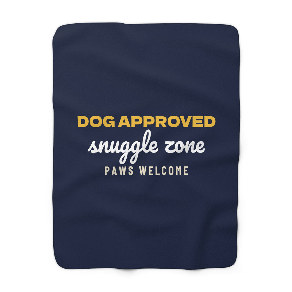 Dog Approved Snuggle Zone Sherpa Fleece Throw – Gifted Porch, view 1