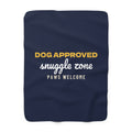 Dog Approved Snuggle Zone Sherpa Fleece Throw – Gifted Porch, view 1