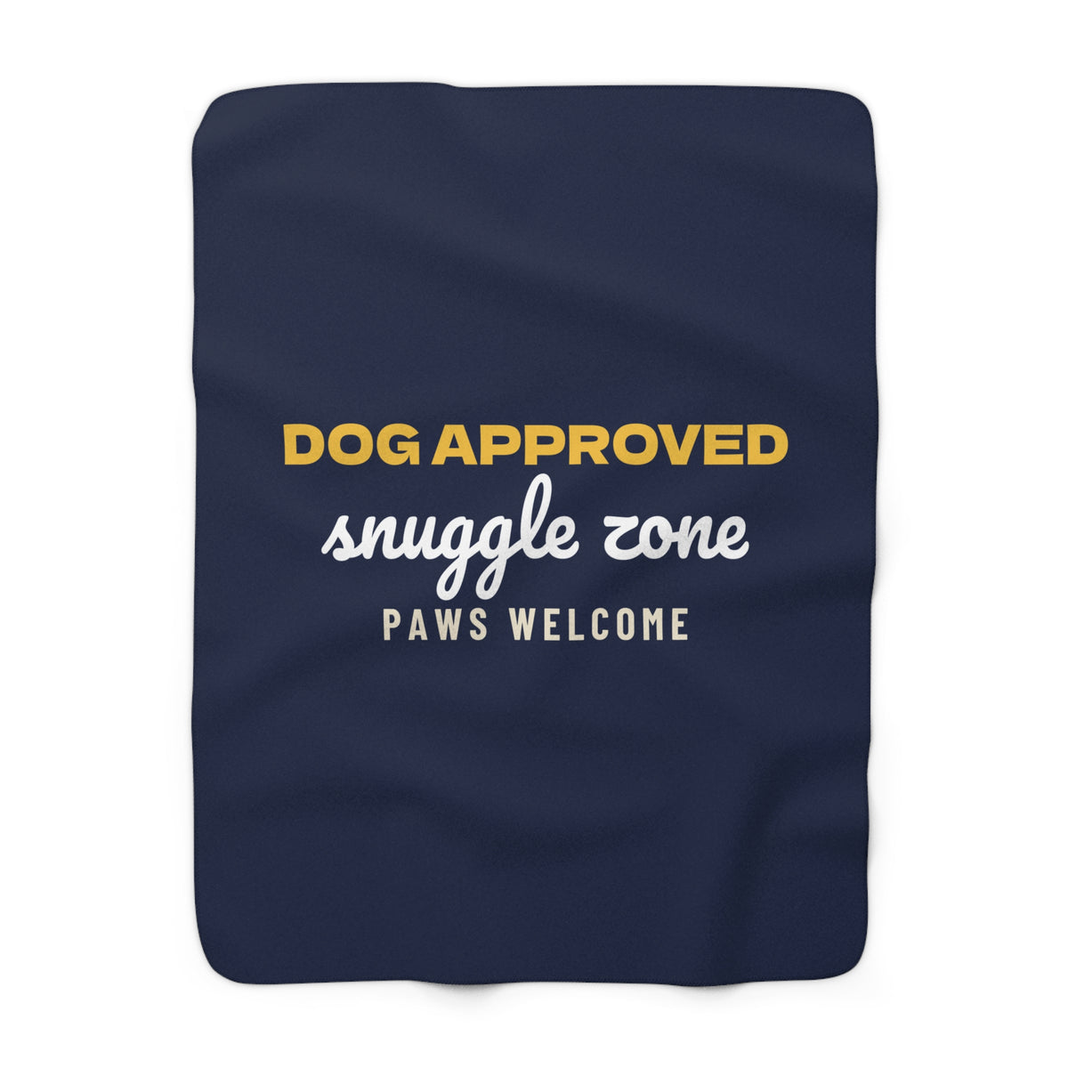 Dog Approved Snuggle Zone Sherpa Fleece Throw – Gifted Porch, view 1