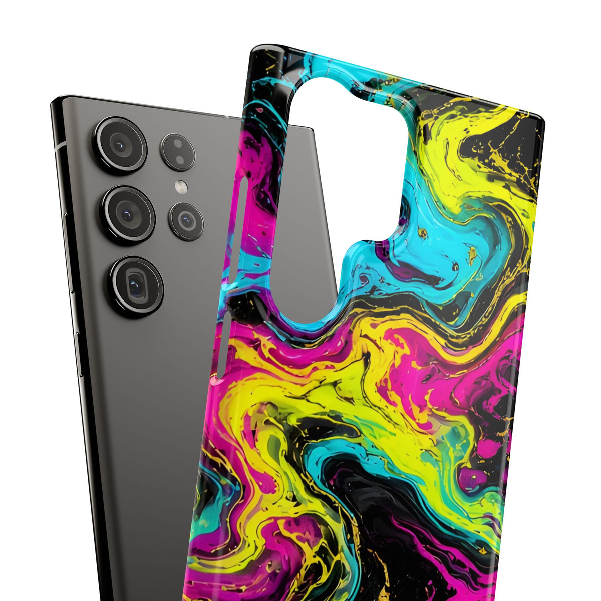 Neon Marble Abstract Phone Case