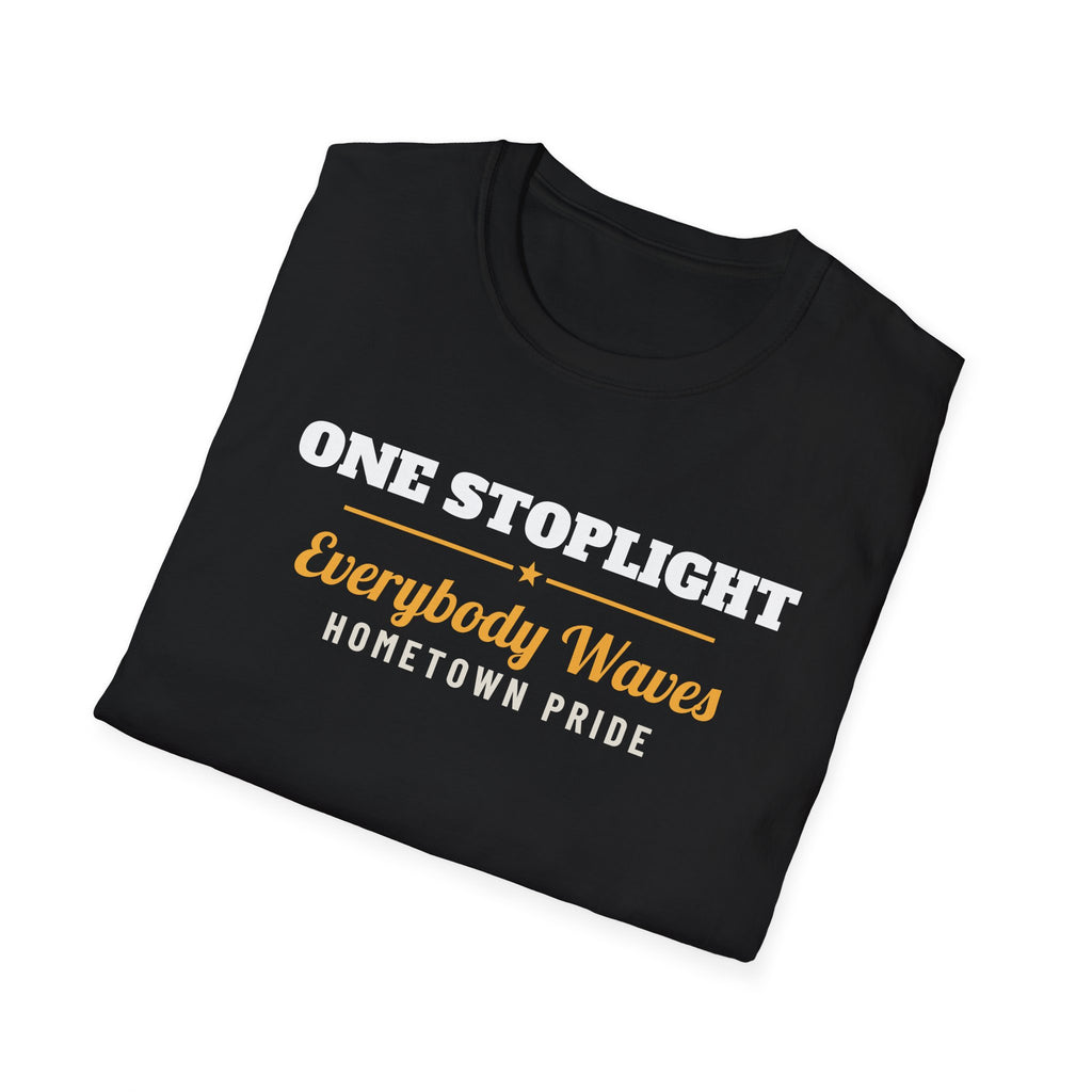 One Stoplight Everybody Waves Country T-Shirt – Gifted Porch, view 8