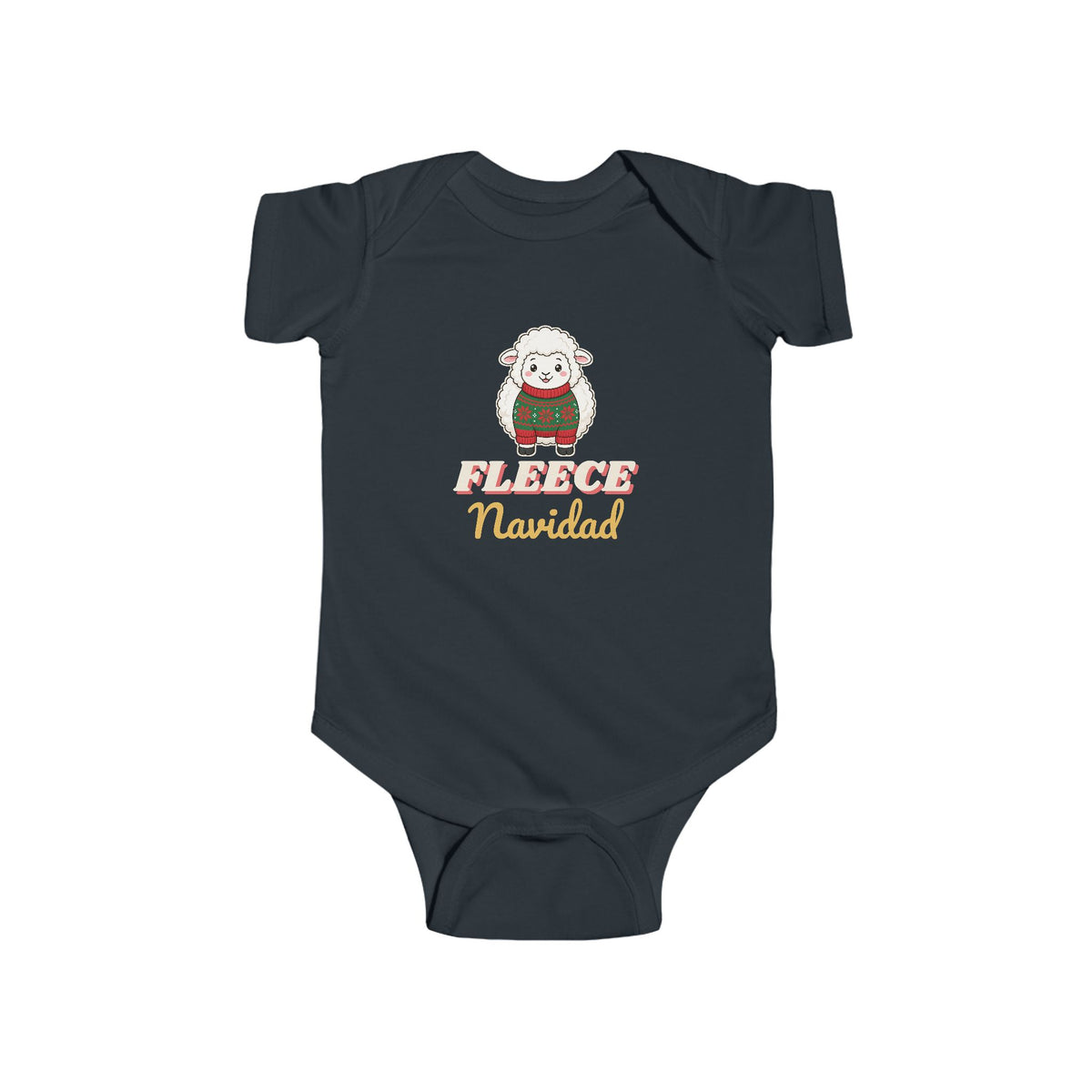 Fleece Navidad Onesie / Baby Bodysuit