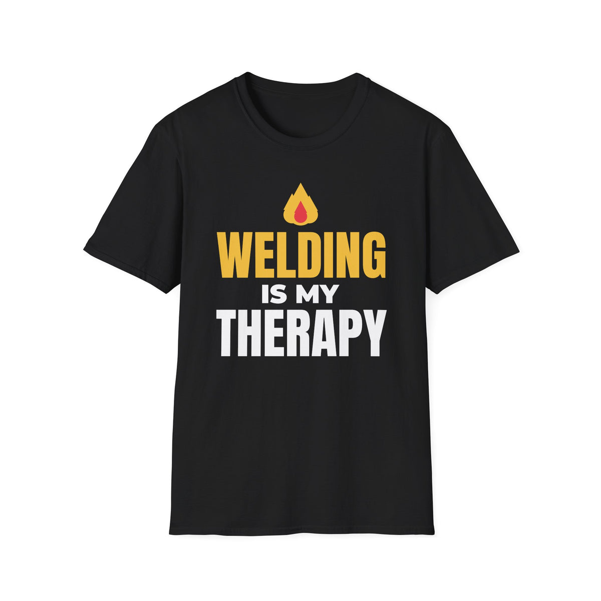 Welding Is My Therapy Funny Welder T-Shirt Metal Worker Fabricator Gift Tee – Gifted Porch